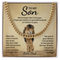To My Son -When Life Knocks You Down Thin Old Lion Will Always Have Your Back