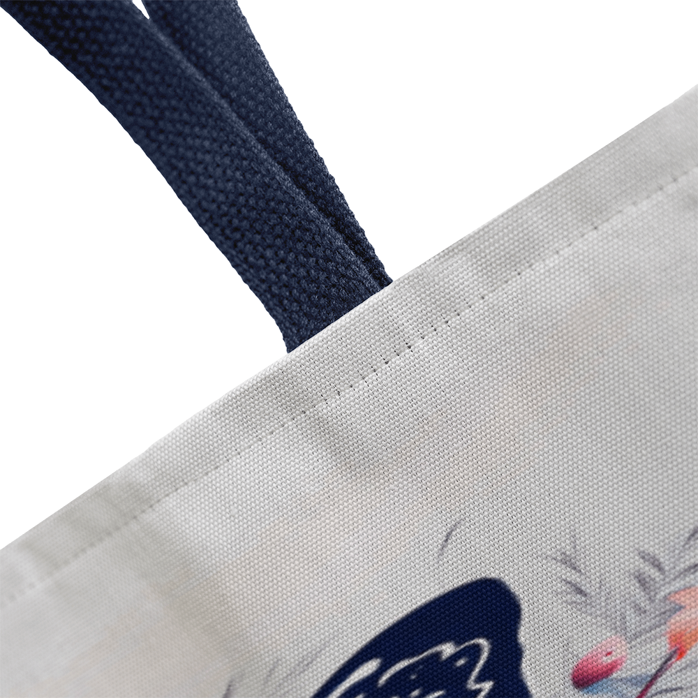 Bloom & Flutter: Butterfly and Flowers Tote Bag