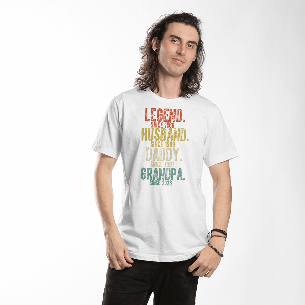 Legendary Family T-Shirt, Funny Gifts for Dad, Grandpa Shirt, Custom Men's Tee, Family Reunion Apparel