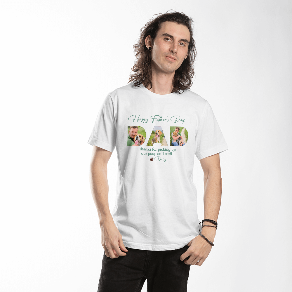Father's Day Funny Tee, Gifts for Dad, Unisex Cotton Shirt, Pet Lover Gift, Dad Appreciation Apparel, Humor Tee