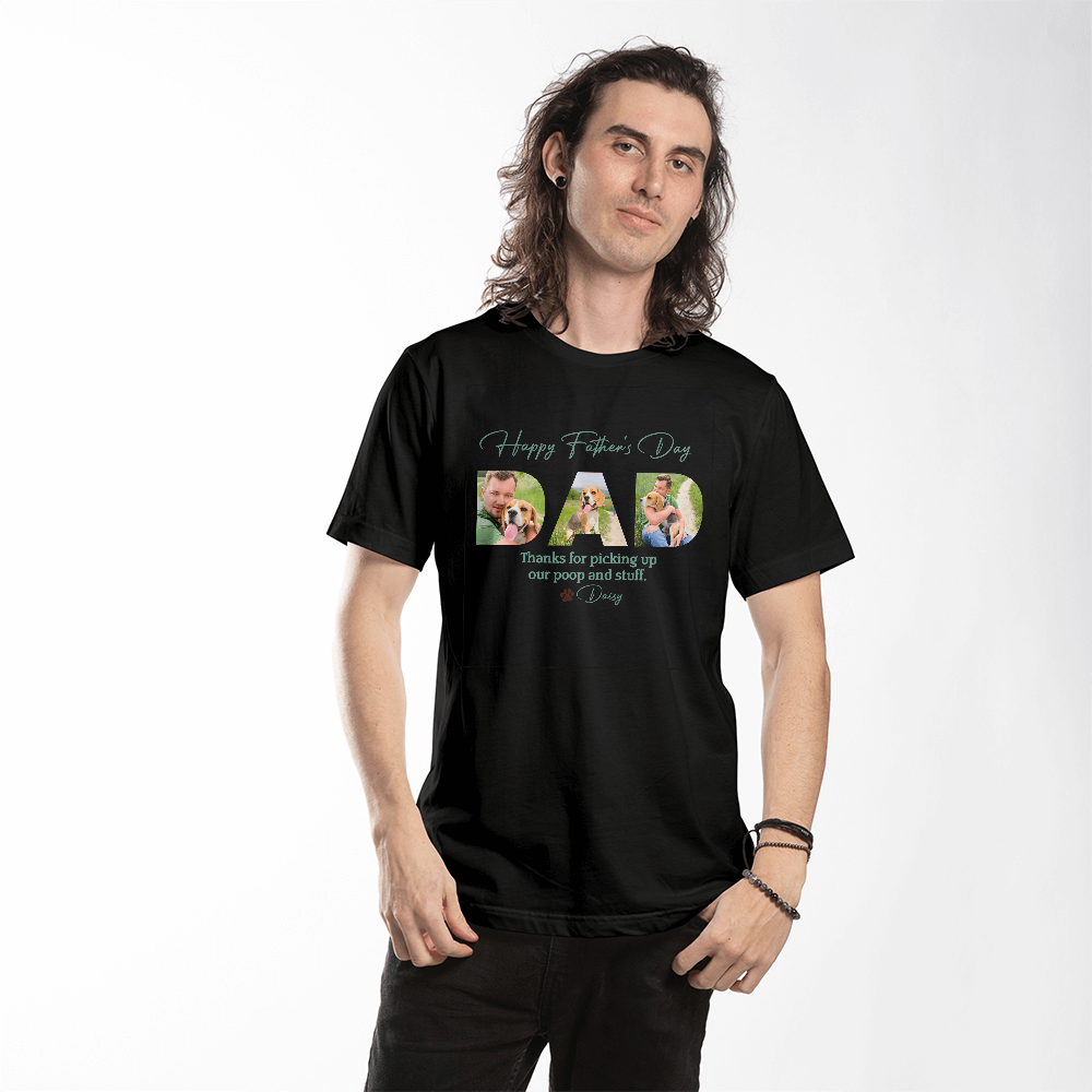 Father's Day Funny Tee, Gifts for Dad, Unisex Cotton Shirt, Pet Lover Gift, Dad Appreciation Apparel, Humor Tee