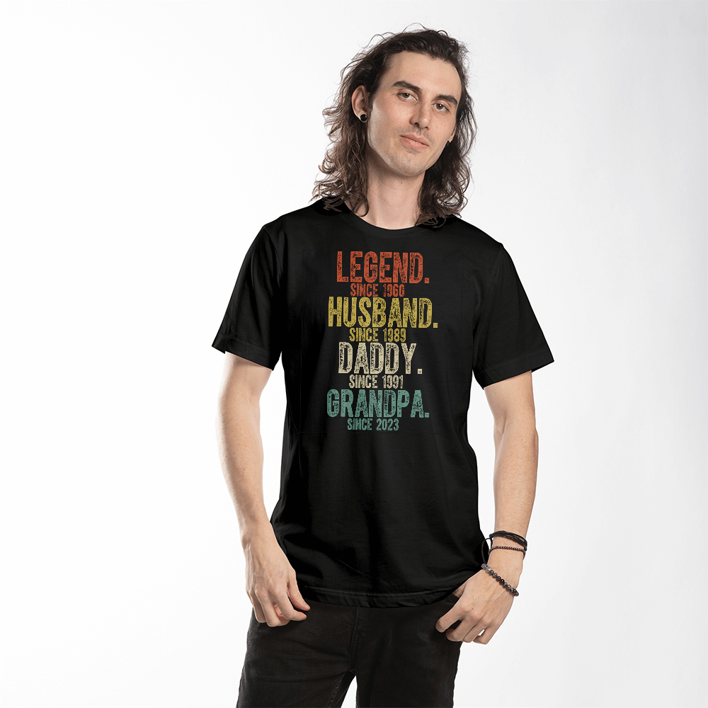 Legendary Family T-Shirt, Funny Gifts for Dad, Grandpa Shirt, Custom Men's Tee, Family Reunion Apparel