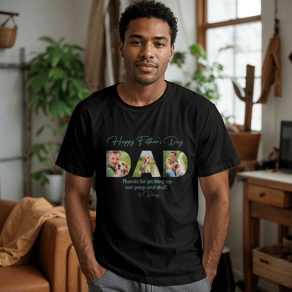 Father's Day Funny Tee, Gifts for Dad, Unisex Cotton Shirt, Pet Lover Gift, Dad Appreciation Apparel, Humor Tee
