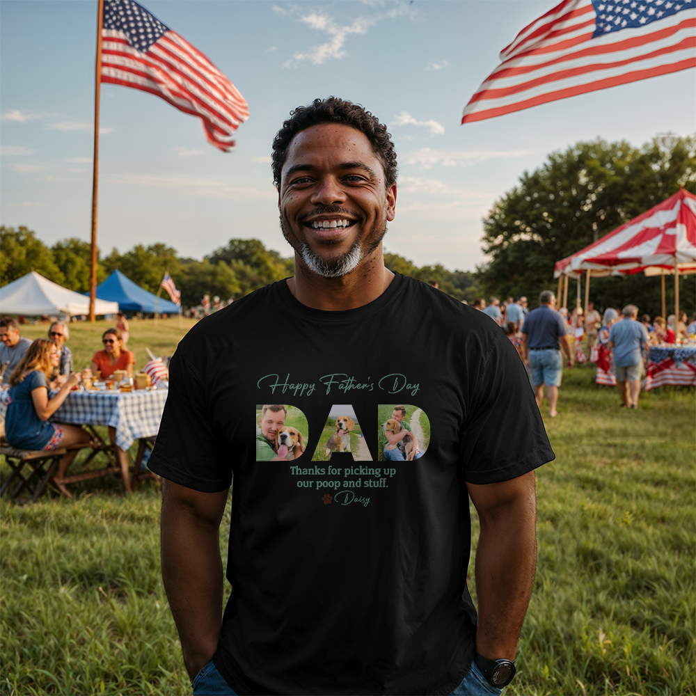 Father's Day Funny Tee, Gifts for Dad, Unisex Cotton Shirt, Pet Lover Gift, Dad Appreciation Apparel, Humor Tee
