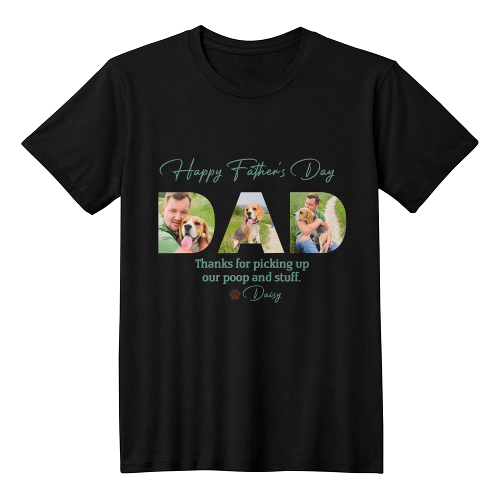 Father's Day Funny Tee, Gifts for Dad, Unisex Cotton Shirt, Pet Lover Gift, Dad Appreciation Apparel, Humor Tee
