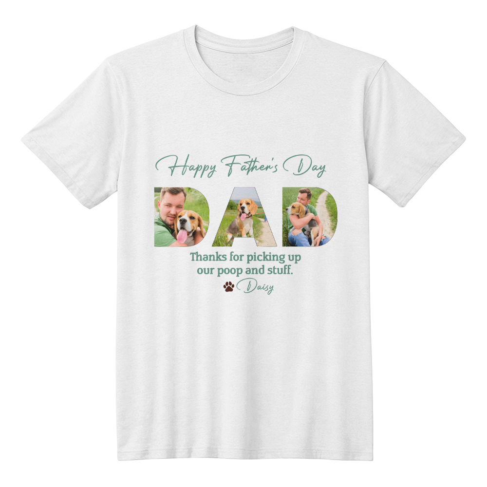 Father's Day Funny Tee, Gifts for Dad, Unisex Cotton Shirt, Pet Lover Gift, Dad Appreciation Apparel, Humor Tee