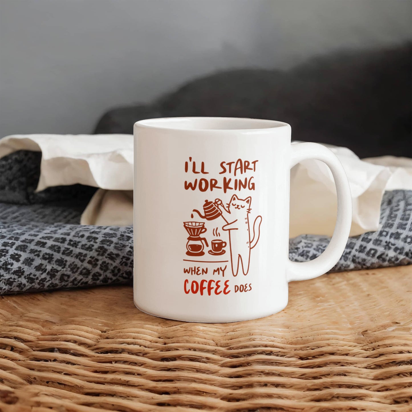 I will Start Working When Coffee