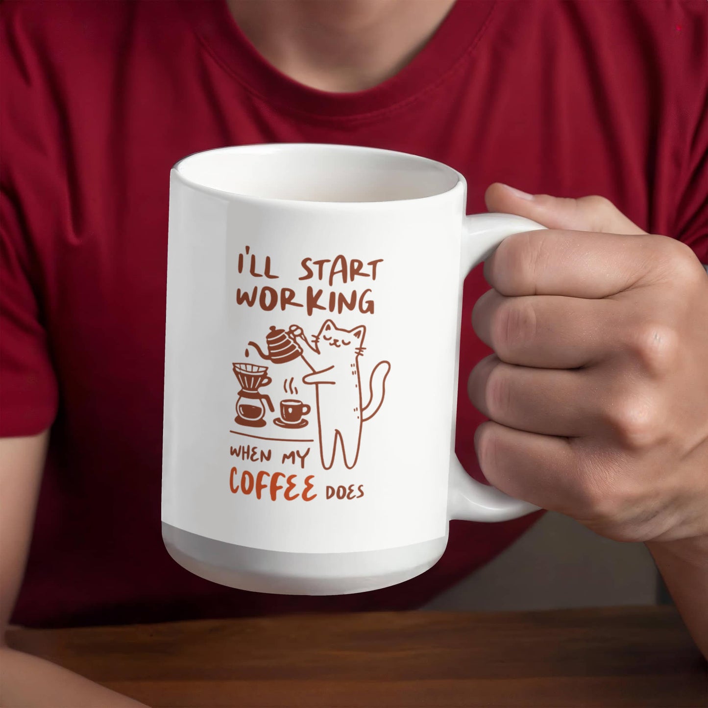 I will Start Working When Coffee
