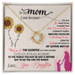 To My Mom, Thank You For Everything Love Knot Necklace