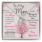 To My Mom, I Know Its Not Easy Love Knot Necklace