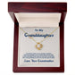 To My Granddaughter, I Love You For The Rest Of My Life Love Knot Necklace