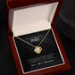 To My Wife, I Love You Love Knot Necklace