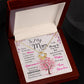 To My Mom, I Know Its Not Easy Love Knot Necklace
