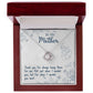 To My Mother, Thank You For Always Being There Love Knot Necklace