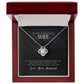 To My Wife, I Love You Love Knot Necklace