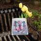 Bloom & Flutter: Butterfly and Flowers Tote Bag