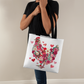 Love & Cluck: Chicken Hearts Tote Bag
