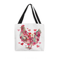 Love & Cluck: Chicken Hearts Tote Bag