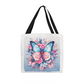 Bloom & Flutter: Butterfly and Flowers Tote Bag