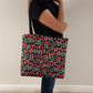 Romantic Red Flowers Valentine Tote Bag