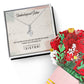 To My Unbiological Sister, Thank You Aluring Beauty Necklace and  Sweet Devotion Bouquet
