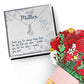 To My Mother, Thank You For Always Being There Aluring Beauty Necklace and  Sweet Devotion Bouquet