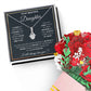 To My Daughter, I Will Always Carry You In My Heart Aluring Beauty Necklace and  Sweet Devotion Bouquet