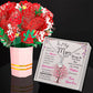 To My Mom, I Know Its Not Easy Aluring Beauty Necklace and  Sweet Devotion Bouquet