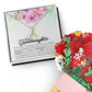 To My Granddaughter, Always Keep Me In Your Heart, Aluring Beauty Necklace and  Sweet Devotion Bouquet