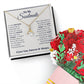 To My Soulmate, I Love You, Forever & Always Aluring Beauty Necklace and  Sweet Devotion Bouquet