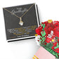 To My Granddaughter, You_ll Feel My Love Within This Aluring Beauty Necklace and  Sweet Devotion Bouquet