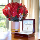 To My Bonus Daughter, Always Shine Like The Brightest Star Aluring Beauty Necklace and  Sweet Devotion Bouquet