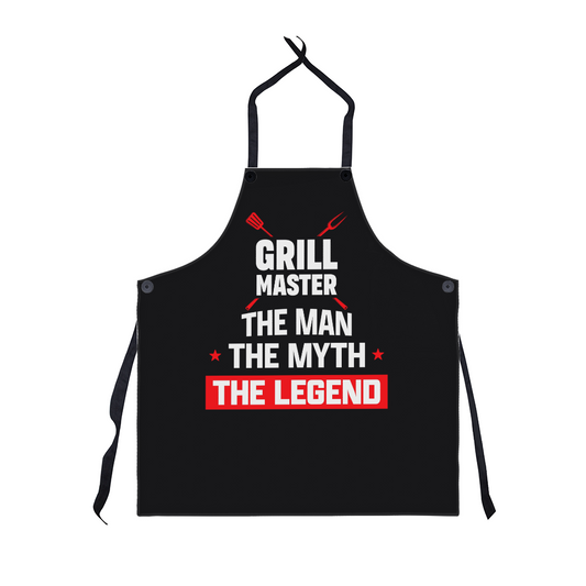 Grill Master Apron for BBQ Lovers, Personalized Kitchen Gift, Cooking Accessory, Father's Day Essential, Gift Idea for Men Fathers Day Apron Gift For Dad