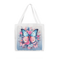 Bloom & Flutter: Butterfly and Flowers Tote Bag