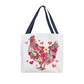 Love & Cluck: Chicken Hearts Tote Bag