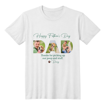 Father's Day Funny Tee, Gifts for Dad, Unisex Cotton Shirt, Pet Lover Gift, Dad Appreciation Apparel, Humor Tee