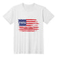 Patriotic Papa T-Shirt, Unisex Gift for Father's Day, Casual Wear, Independence Day Apparel, Comfortable Tee