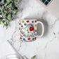 Cute Elephant Family Mug - Heart & Star Design, Gift for Mom & Dad, Personalized Gift, Cozy Home, Birthday, Love Fathers Day Gift 11 and 15 OZ